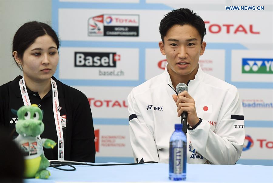 (SP)SWITZERLAND-BASEL-BWF-WORLD CHAMPIONSHIPS-PRESS CONFERENCE