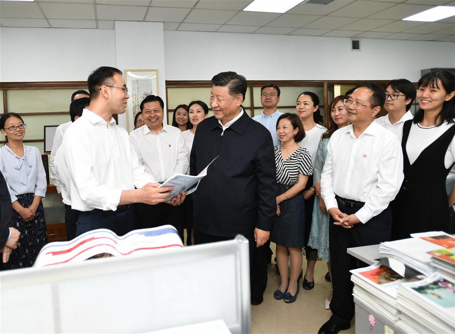 CHINA-GANSU-LANZHOU-XI JINPING-INSPECTION (CN)