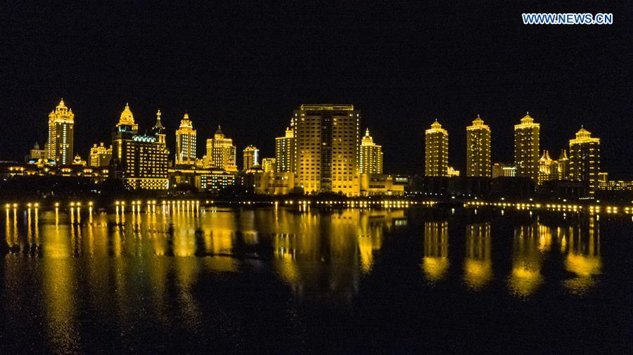 CHINA-INNER MONGOLIA-MANZHOULI-NIGHT VIEW (CN)