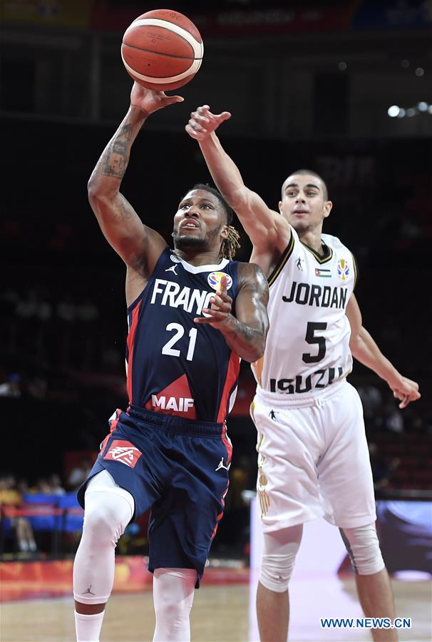 (SP)CHINA-SHENZHEN-BASKETBALL-FIBA WORLD CUP-GROUP G-JOR VS FRA (CN)