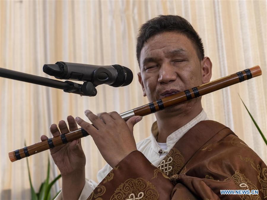 CHINA-TIBET-LHASA-VISUALLY IMPAIRED MUSICIANS-NURSING HOME (CN)