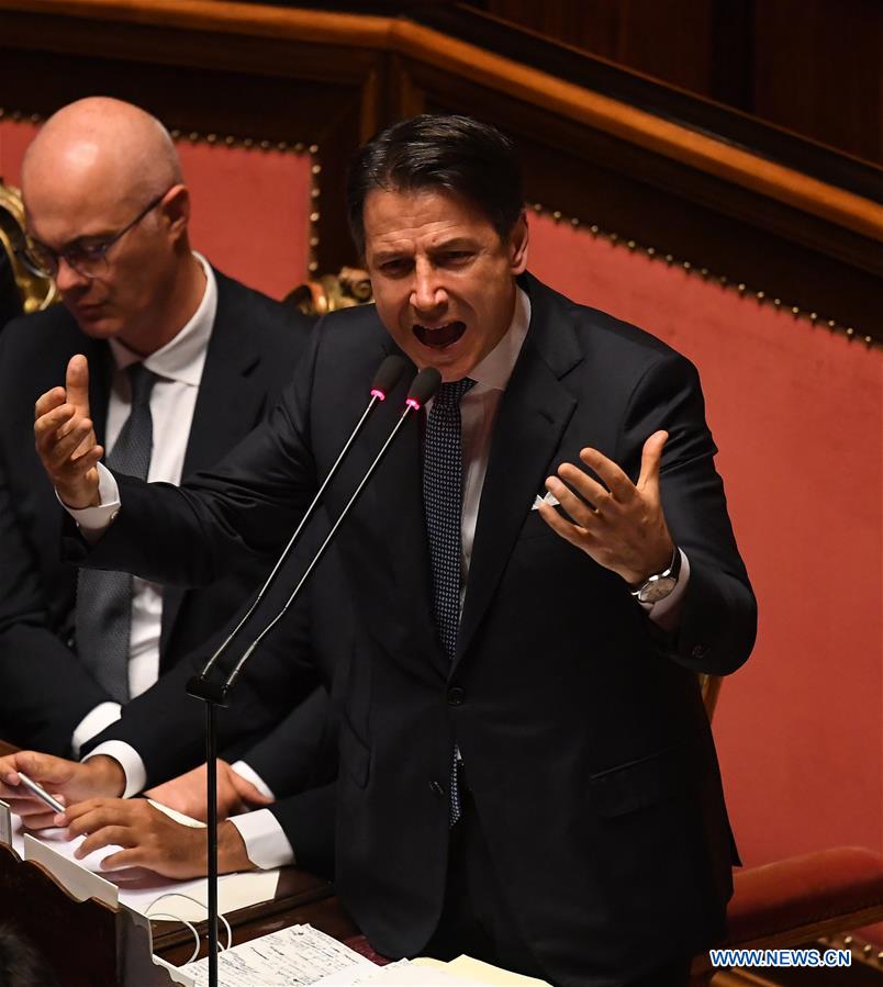 ITALY-ROME-SENATE-CONFIDENCE VOTE