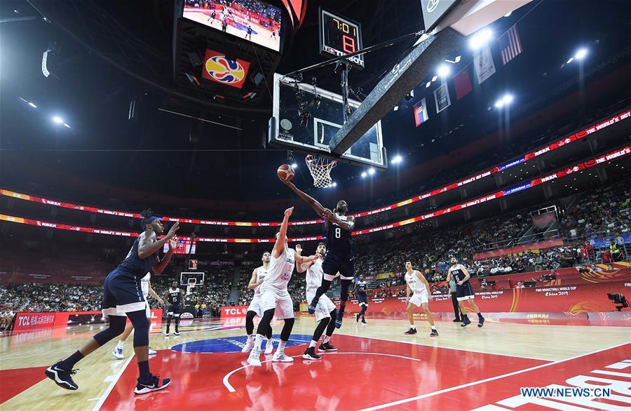 (SP)CHINA-DONGGUAN-BASKETBALL-FIBA WORLD CUP-CLASSIFICAITON GAMES 5-8-THE UNITED STATES VS SERBIA(CN)