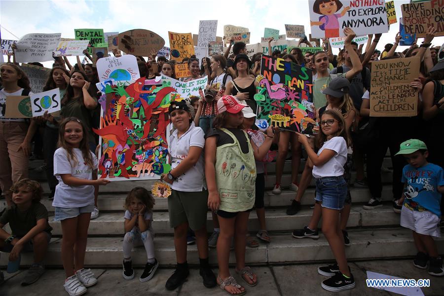 GREECE-ATHENS-STUDENTS-ACTION-CLIMATE CHANGE