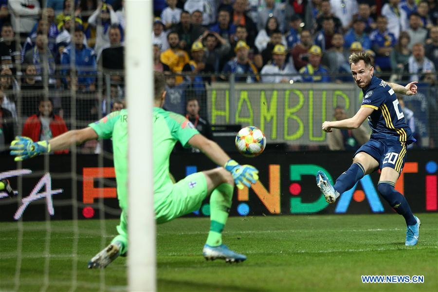 (SP)BOSNIA AND HERZEGOVINA-ZENICA-SOCCER-EURO 2020 QUALIFIER-BIH VS FINLAND