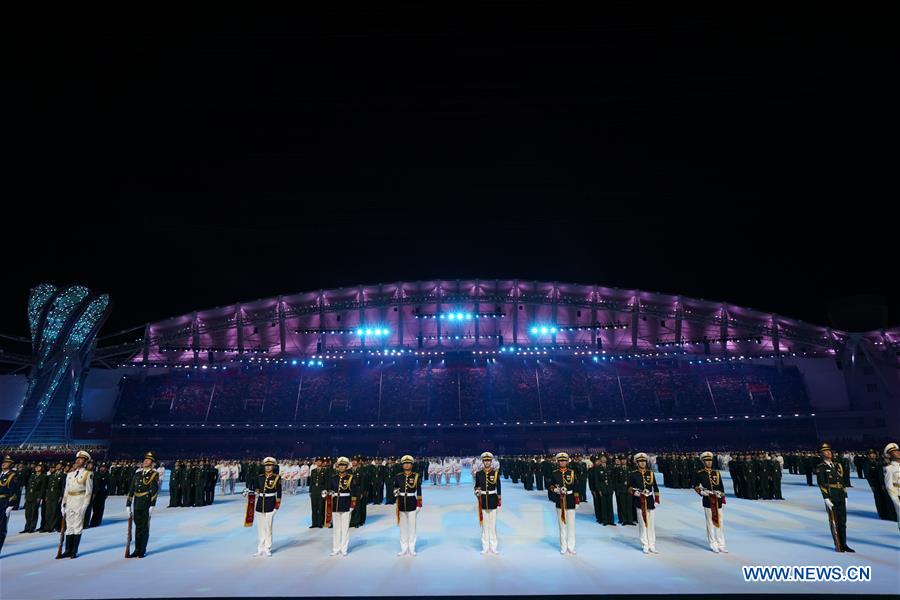 (SP)CHINA-WUHAN-7TH MILITARY WORLD GAMES-OPENING CEREMONY