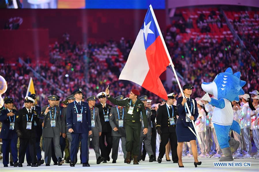 (SP)CHINA-WUHAN-7TH MILITARY WORLD GAMES-OPENING CEREMONY