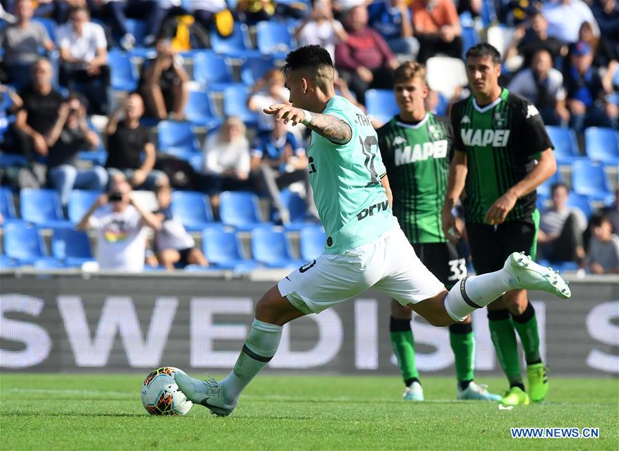 (SP)ITALY-REGGIO EMILIA-SOCCER-SERIE A-INTER MILAN VS SASSUOLO