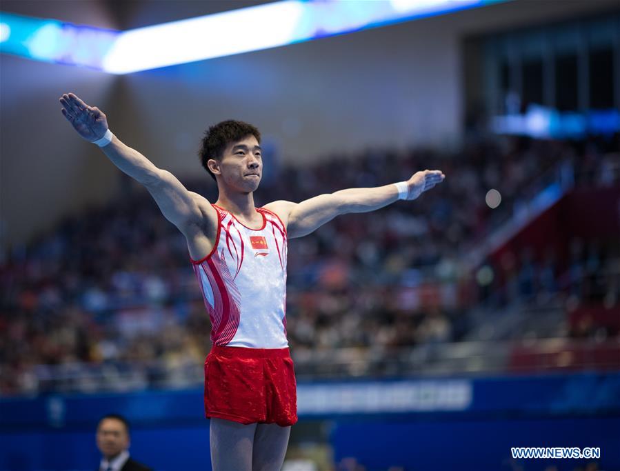 (SP)CHINA-WUHAN-7TH MILITARY WORLD GAMES-ARTISTIC GYMNASTICS