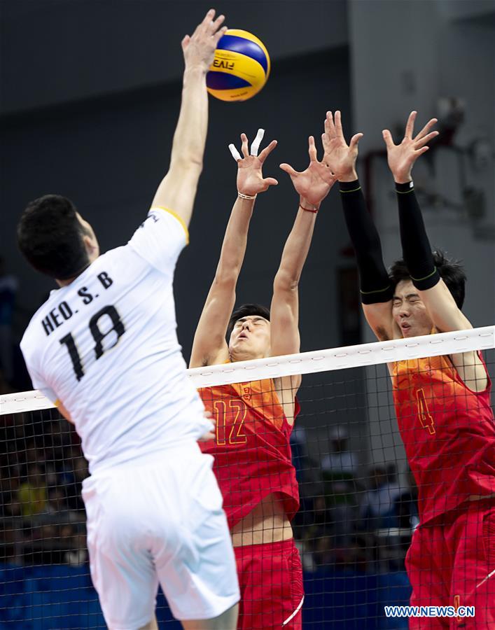 (SP)CHINA-WUHAN-7TH MILITARY WORLD GAMES-MEN-VOLLEYBALL