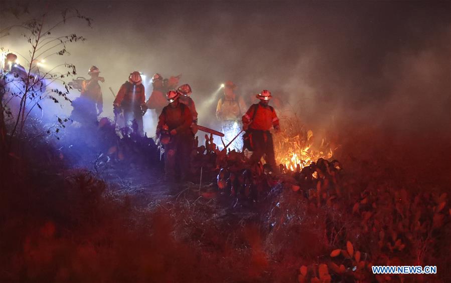 U.S.-CALIFORNIA-FULLERTON-WILDFIRES