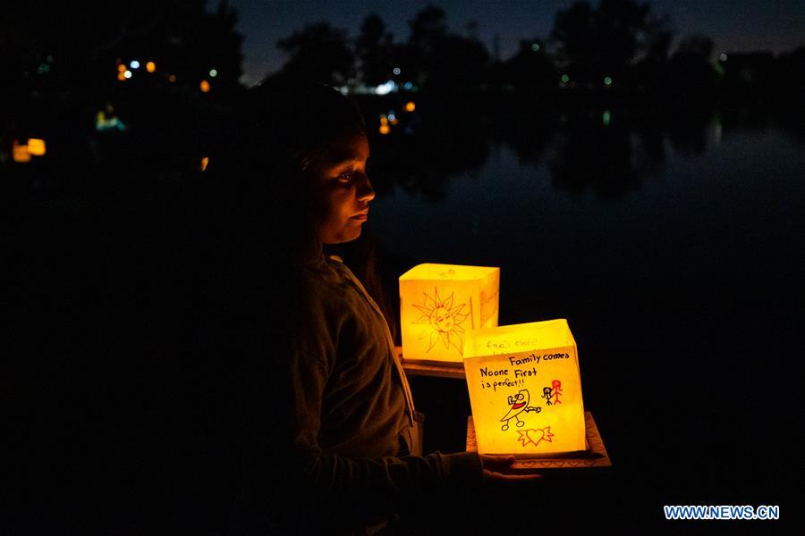 U.S.-LOS ANGELES-WATER LANTERN FESTIVAL