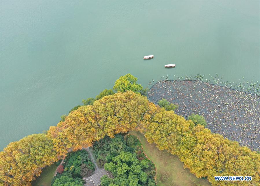 CHINA-ZHEJIANG-HANGZHOU-WEST LAKE-AERIAL VIEW (CN)