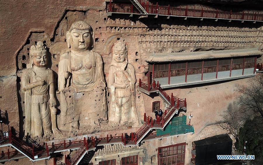 CHINA-GANSU-MAIJI MOUNTAIN GROTTOES (CN)