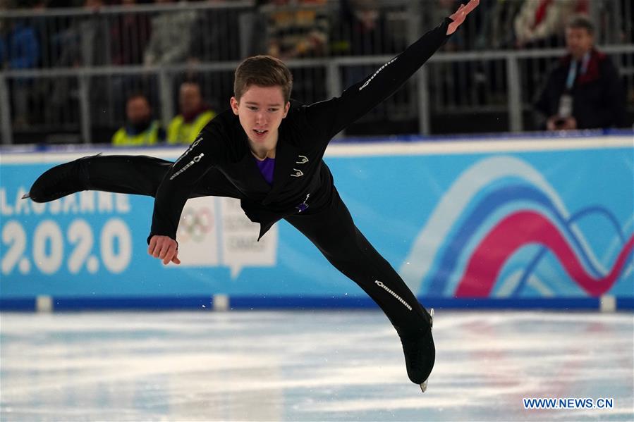 (SP)SWITZERLAND-LAUSANNE-WINTER YOG-FIGURE SKATING-MEN'S SINGLES SKATING