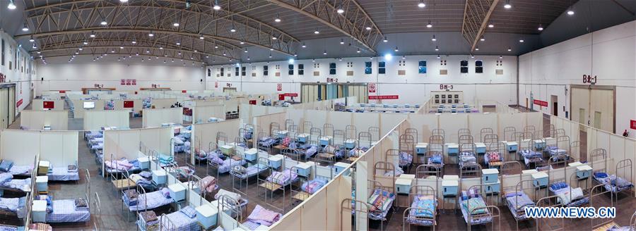 CHINA-HUBEI-WUHAN-CORONAVIRUS-MAKESHIFT HOSPITAL-READY (CN)