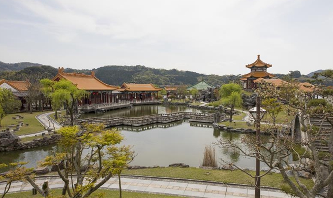 Encho-en garden, one of biggest full-scaled Chinese-style garden in Japan