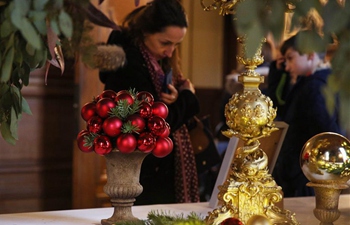 Chantilly Castle in festive atmosphere