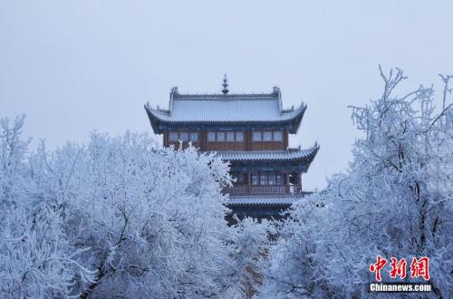 資料圖：小寒時(shí)節(jié)，甘肅嘉峪關(guān)市迎來了一場(chǎng)大雪,。師永紅 攝