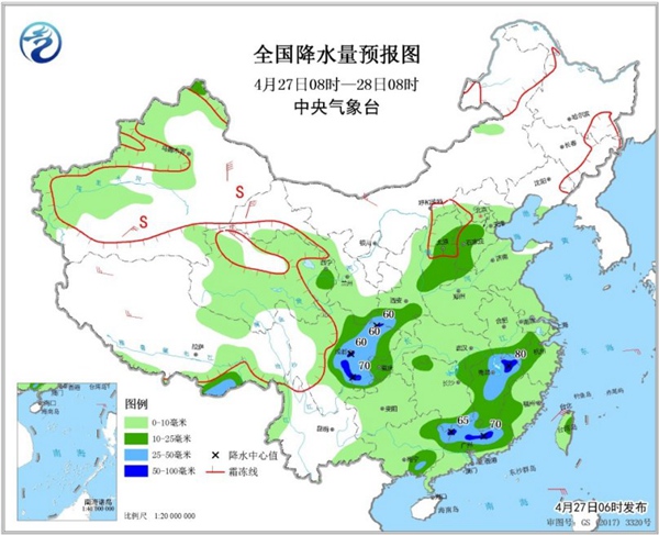 周末雨不休,！南北方同迎大范圍降水