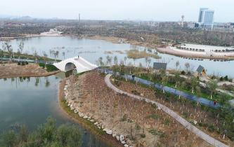 河北邯鄲：采煤塌陷地變生態(tài)公園