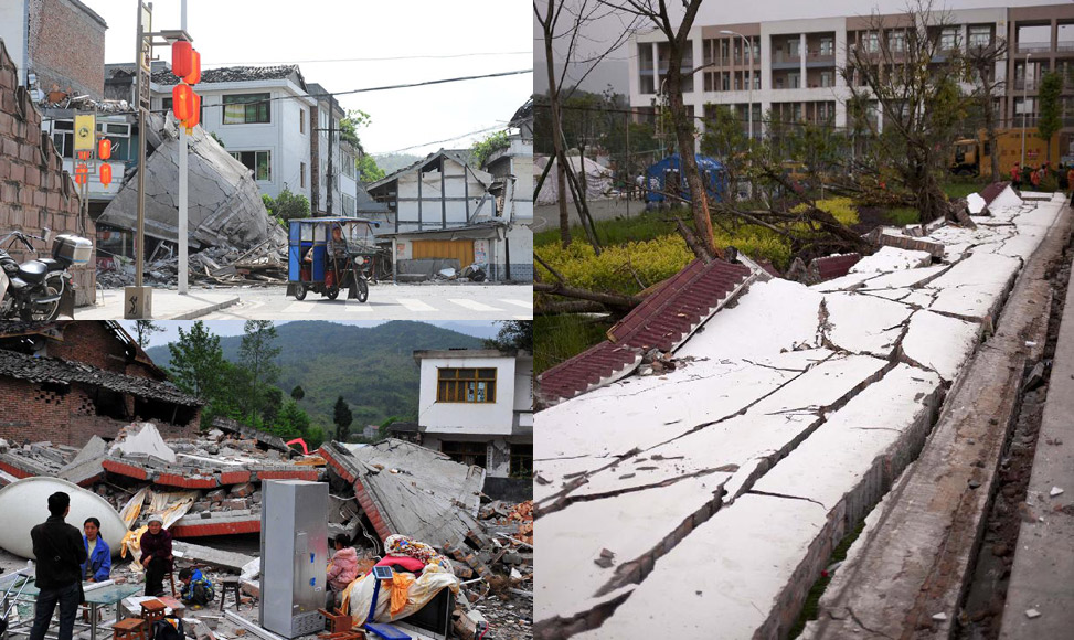 地震重災區(qū)直擊