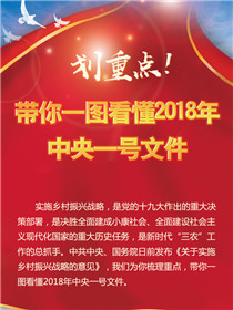 劃重點(diǎn),！帶你一圖看懂2018年中央一號文件