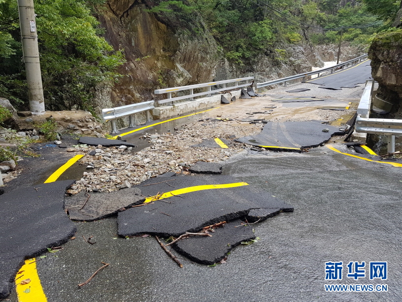 （國際）（5）臺風“海神”過境韓國致2人失蹤